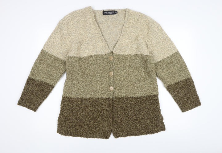 Paramour Women's Multicoloured V-Neck Cardigan M