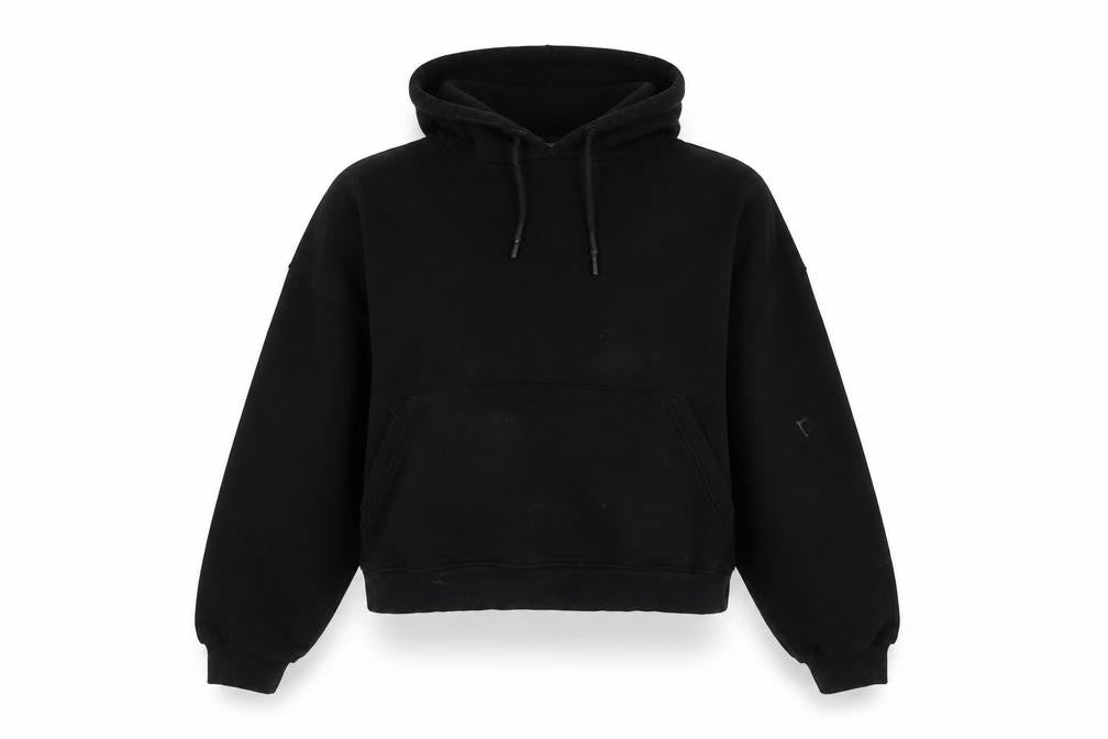 Front view of Zara Women's Black Pullover Hoodie, size S