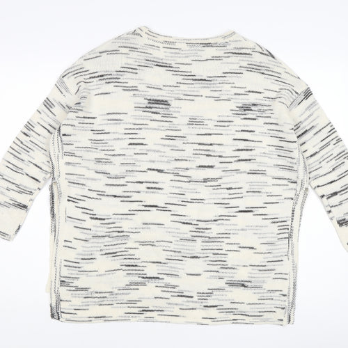 Women's Multicoloured Crew Neck Pullover Jumper