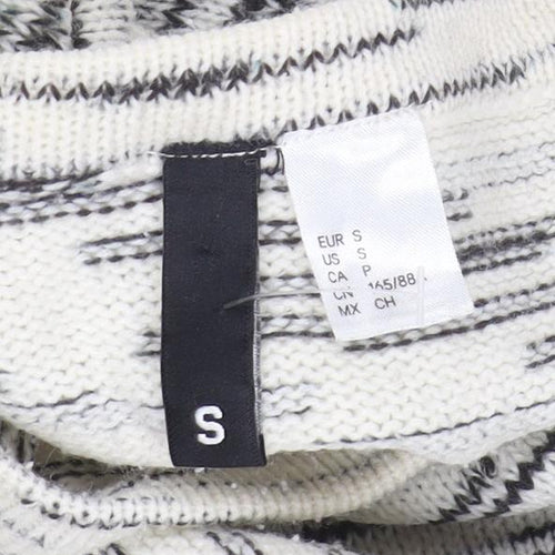 Women's Multicoloured Crew Neck Pullover Jumper