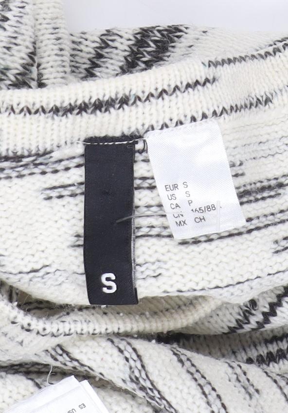 Women's Multicoloured Crew Neck Pullover Jumper