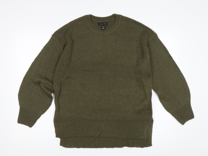 New Look Women's Green Pullover Jumper M