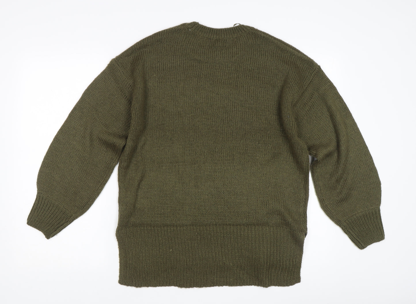 New Look Women's Green Pullover Jumper M