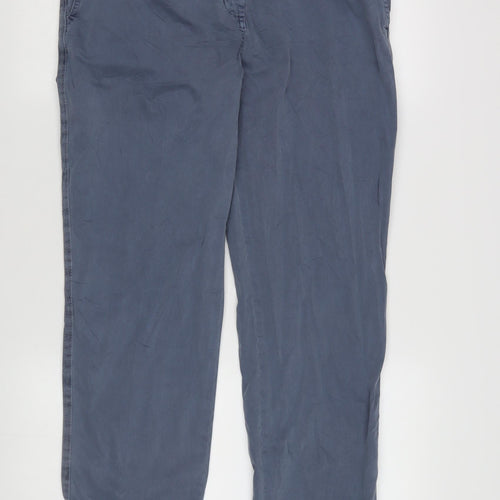 Marks and Spencer Men's Blue Chino Trousers Size 12