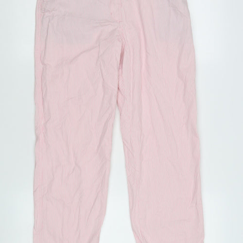 Marks and Spencer Women's Pink Chino Trousers Size 8