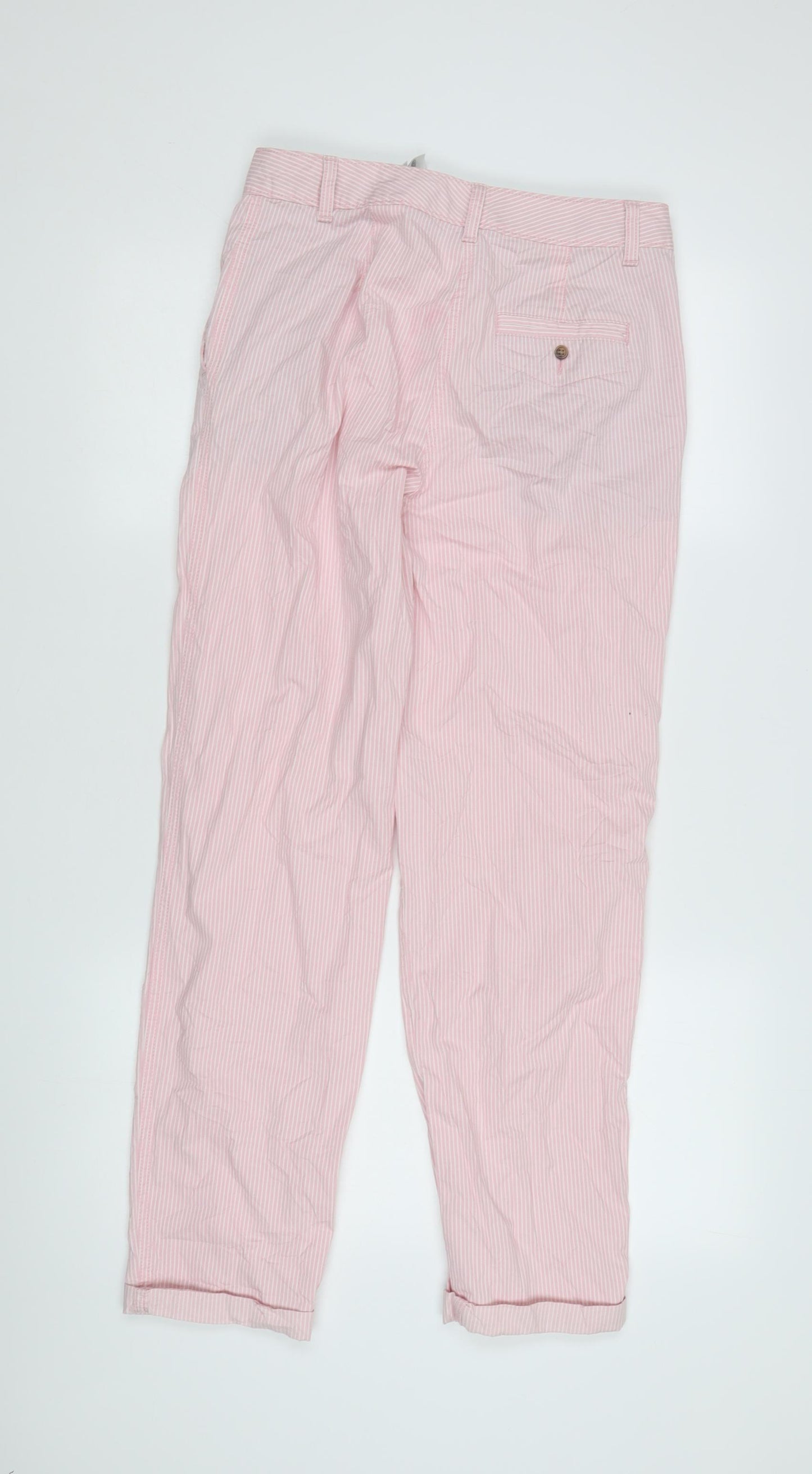 Marks and Spencer Women's Pink Chino Trousers Size 8