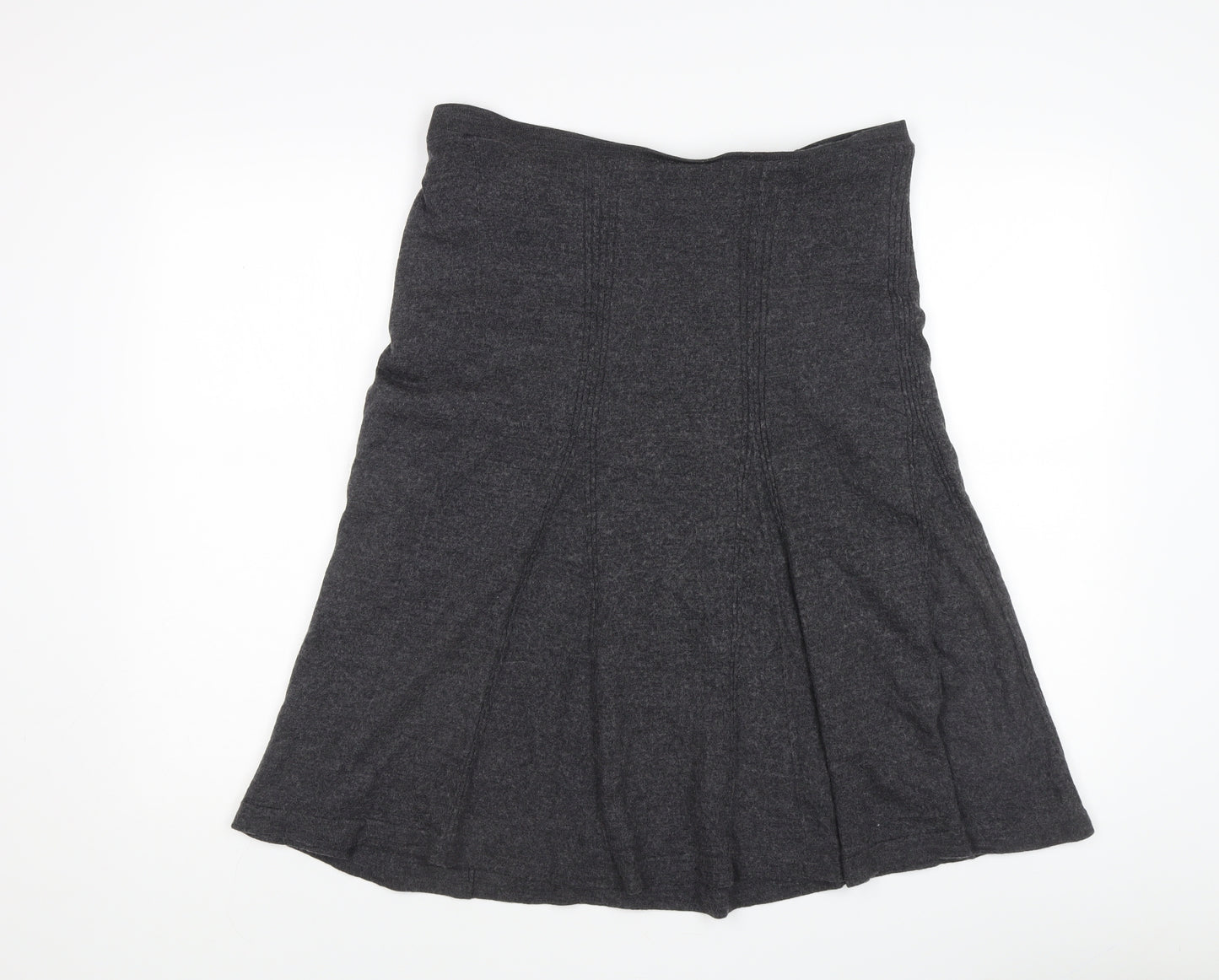 EAST Women's Grey XL Wool Skirt