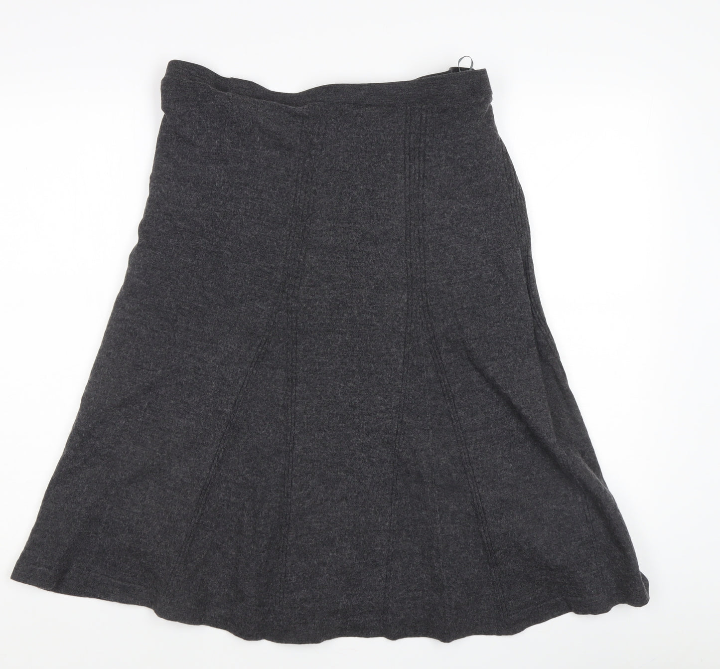EAST Women's Grey XL Wool Skirt