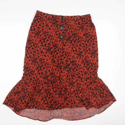 Monsoon Women's Red Trumpet Skirt Size 12