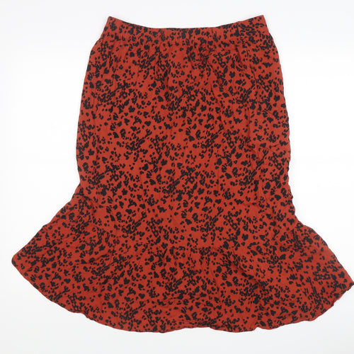 Monsoon Women's Red Trumpet Skirt Size 12