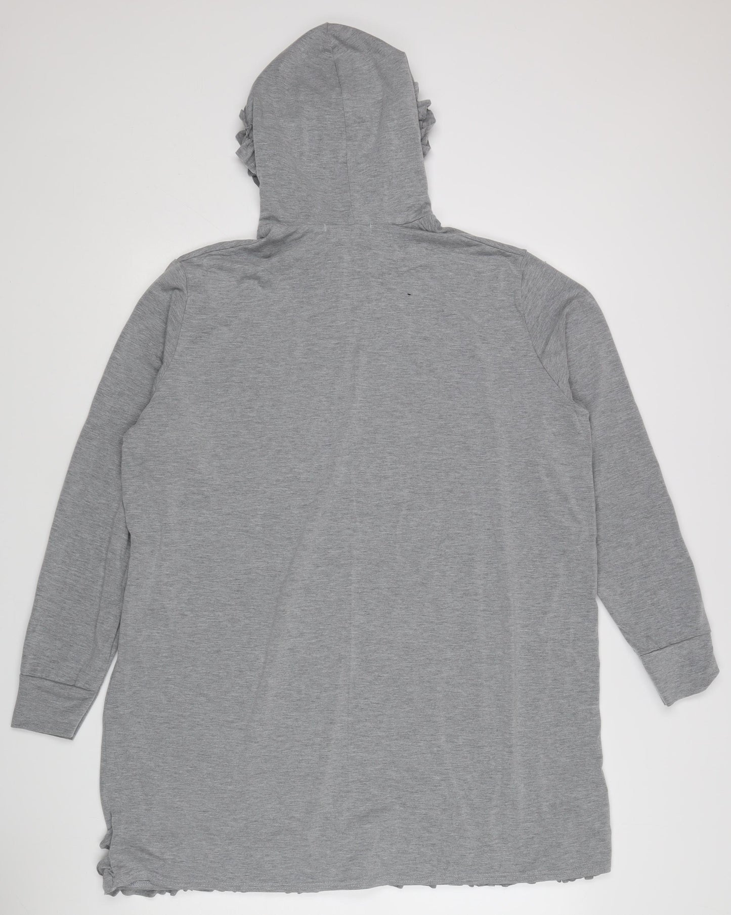 Love Pink Lily Women's Grey Hooded Jumper Dress L