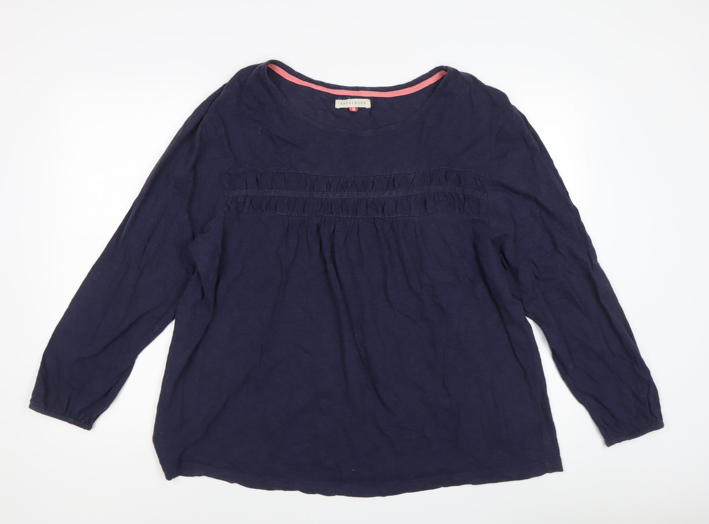 Brakeburn Women's Blue Long Sleeve Blouse Size 18