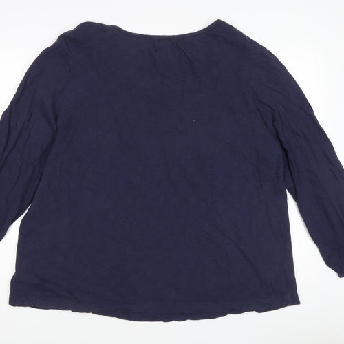 Brakeburn Women's Blue Long Sleeve Blouse Size 18