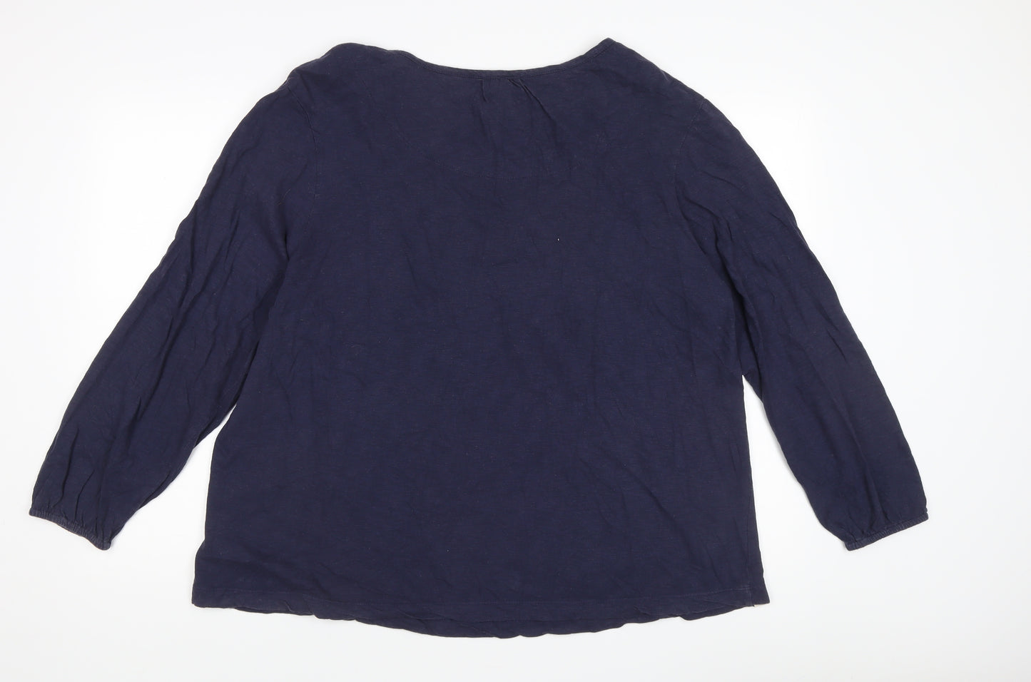 Brakeburn Women's Blue Long Sleeve Blouse Size 18