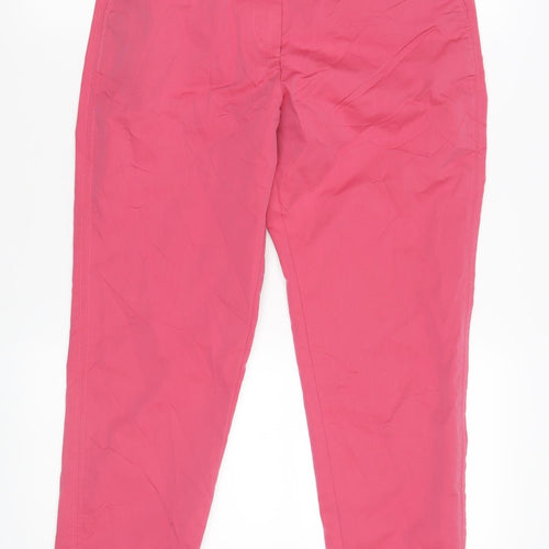 Marks & Spencer Women's Pink Chino Trousers, Size 10