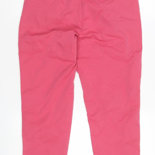 Marks & Spencer Women's Pink Chino Trousers, Size 10