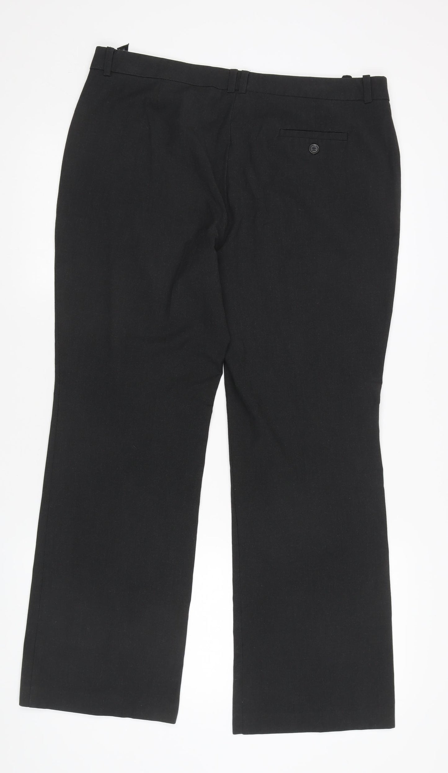 Marks and Spencer Black Womens Trousers Size 14