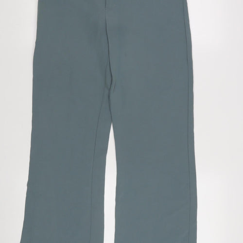 Zara Women's Blue Straight Trousers - Size S
