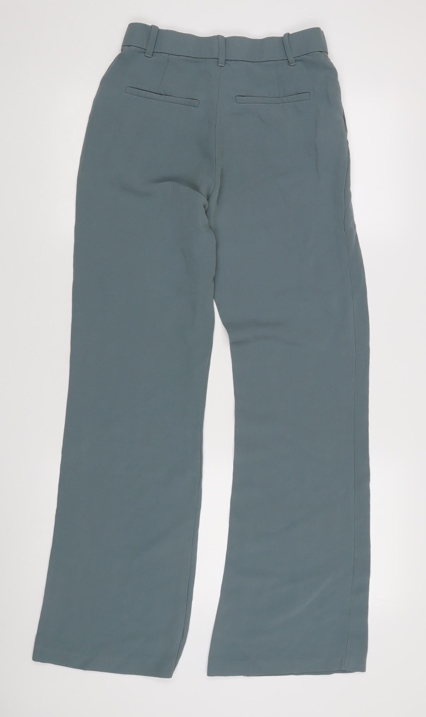 Zara Women's Blue Straight Trousers - Size S