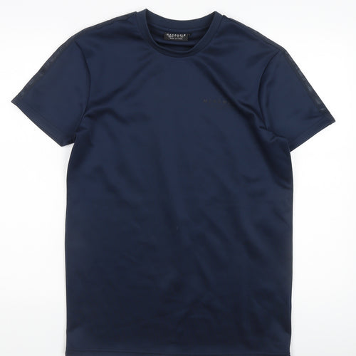 McKenzie Men's Blue Crew Neck T-Shirt, Size S, Solid