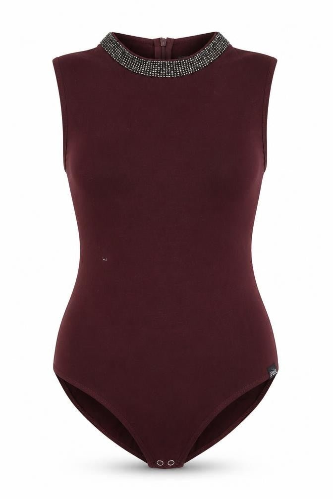 Superdry Women's Burgundy Bodysuit 3XS Slim Fit