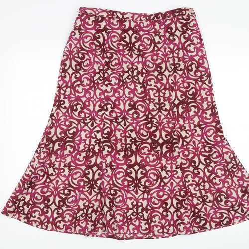 Eastex Women's Multicoloured Midi Flare Skirt, Size 14