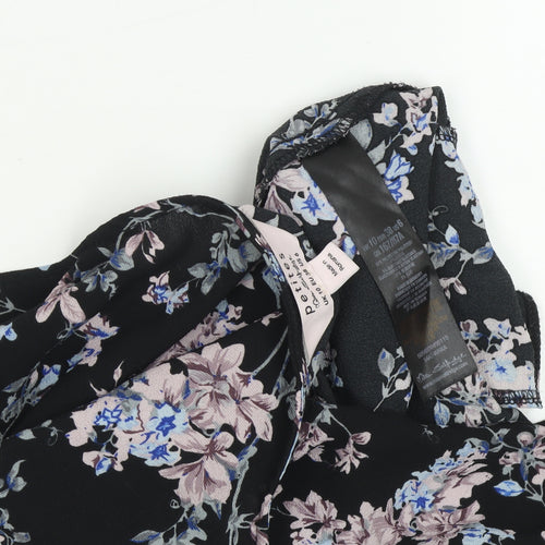Dorothy Perkins Women’s Black Floral Playsuit