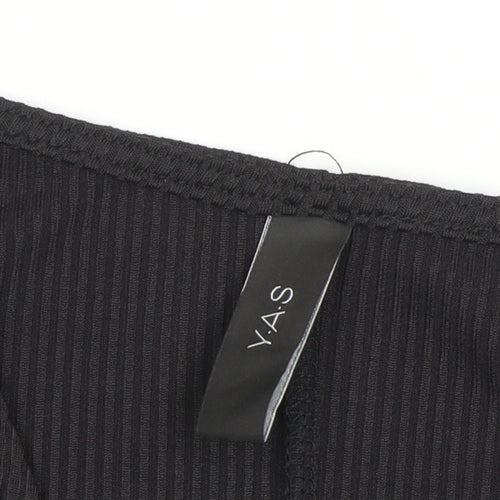Y.A.S Women's Black Bodycon Dress XS Long Sleeve