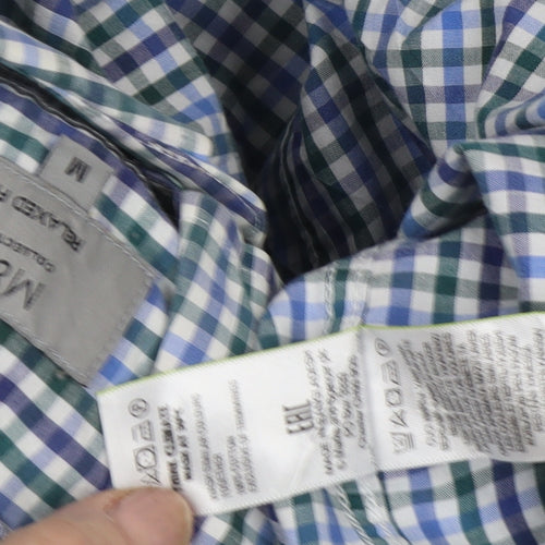 Marks and Spencer Men's Multicoloured Check Shirt