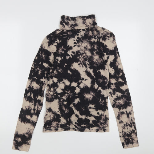 Brave Soul Womens Multicoloured Roll Neck Jumper XS