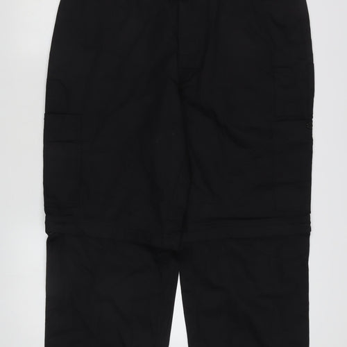Dimensions Men's Black Cargo Trousers, L, Excellent Condition