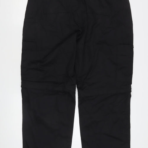 Dimensions Men's Black Cargo Trousers, L, Excellent Condition