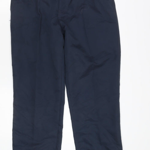 Dunlop Men's Blue Trousers, Size 34, Straight Leg