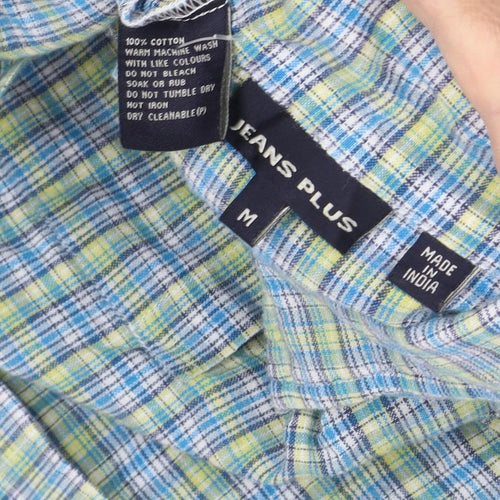 Jeans Plus Men's Multicoloured Check Shirt M