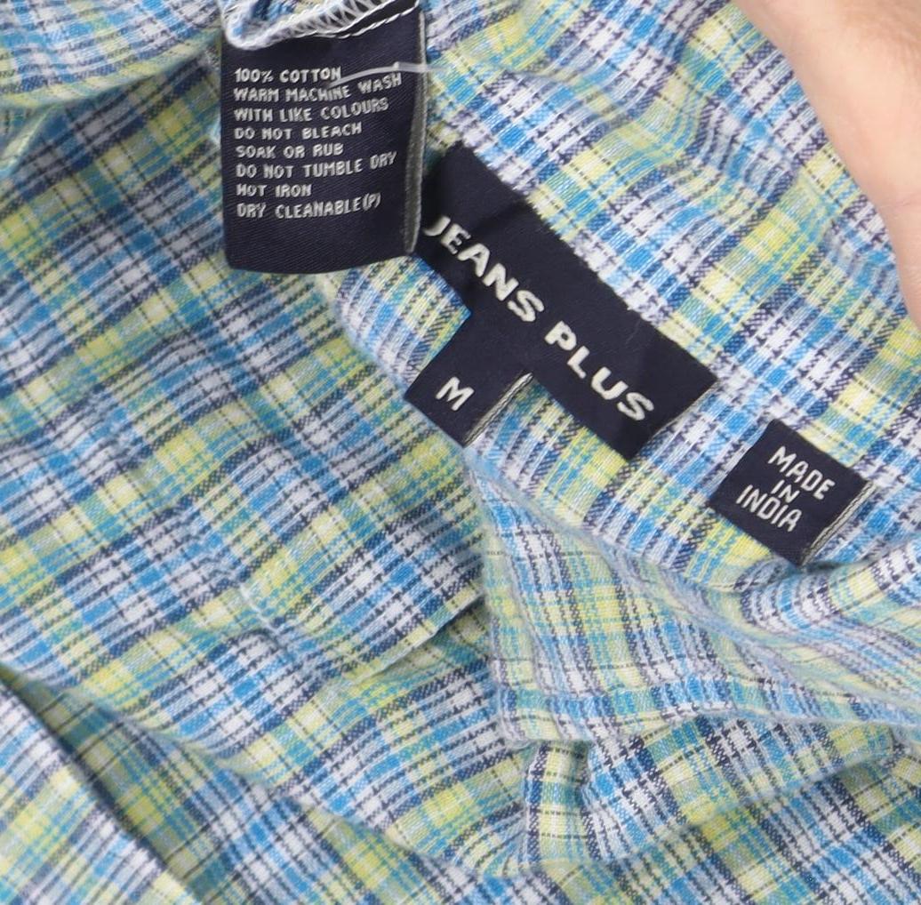 Jeans Plus Men's Multicoloured Check Shirt M