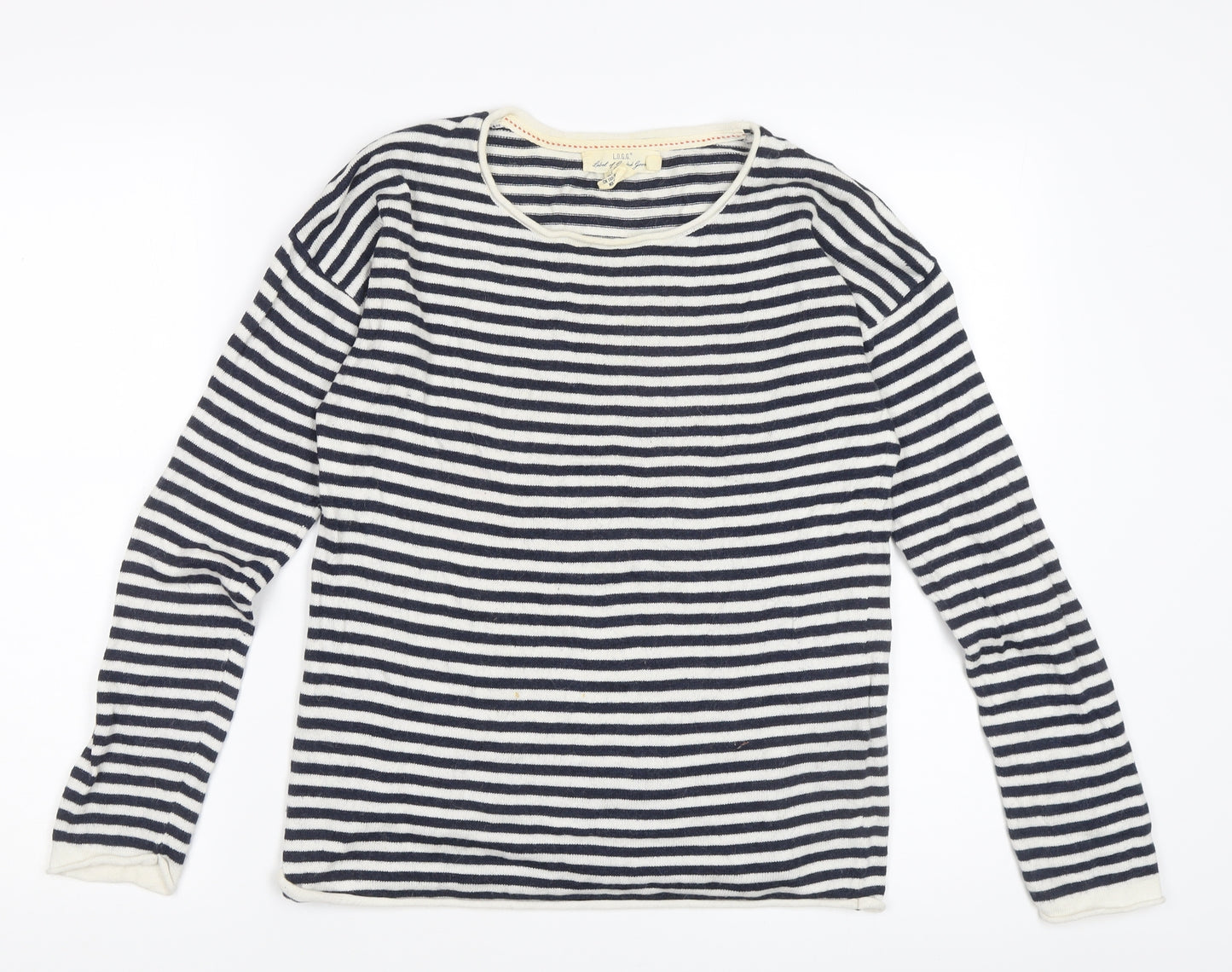 L.O.G.G. Women’s Striped Long Sleeve T-Shirt - Black/White, S