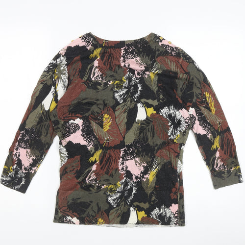 Linea Women's Multicoloured Floral Pullover Jumper M