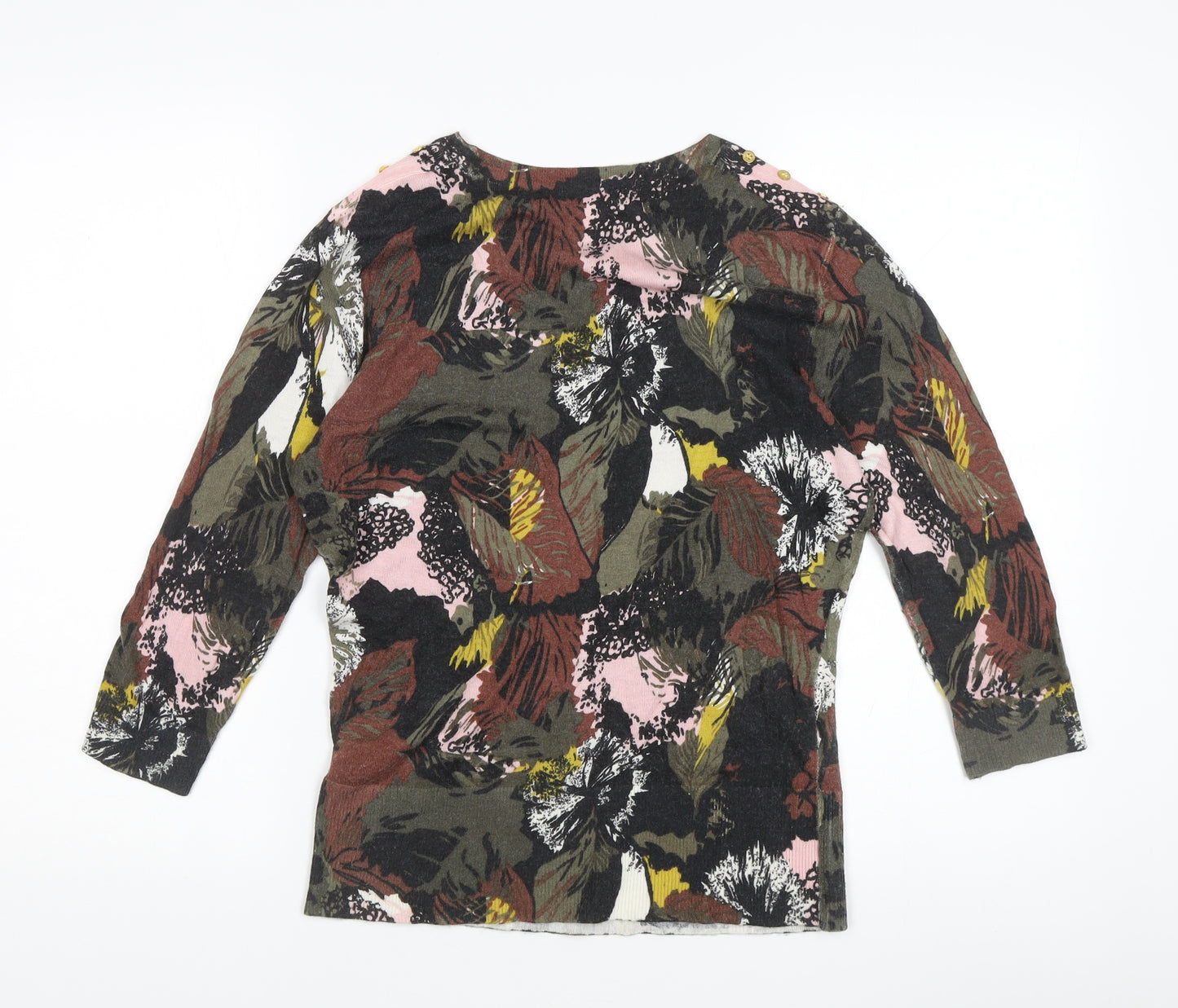 Linea Women's Multicoloured Floral Pullover Jumper M