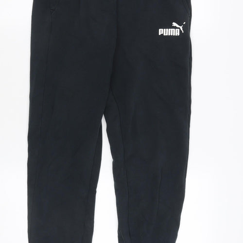 Puma Boys Black Jogger Trousers XL - Stylish Activewear