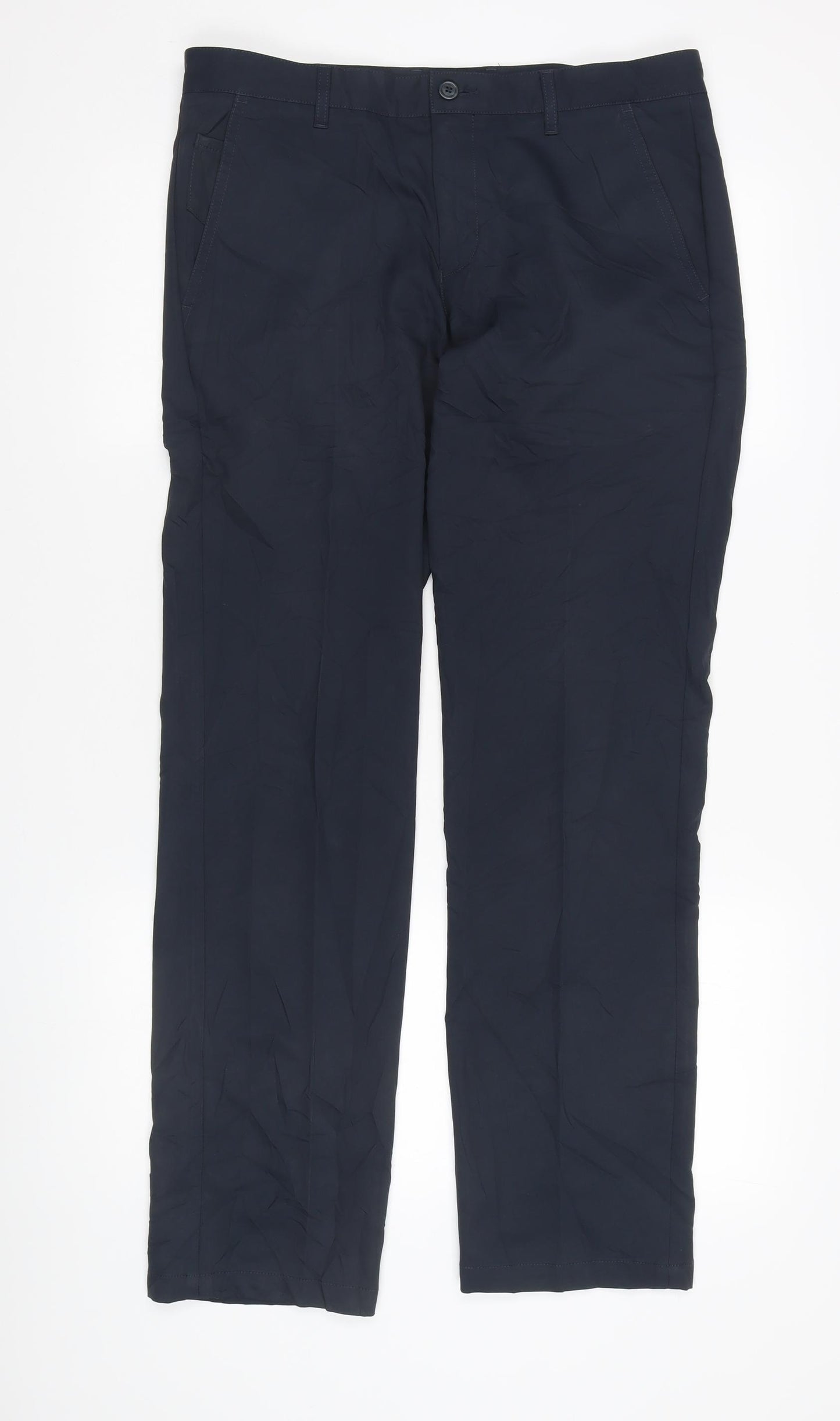 Hugo Boss Men's Black Slim Trousers, Size 32