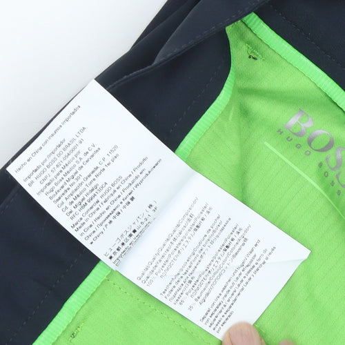 Hugo Boss Men's Black Slim Trousers, Size 32