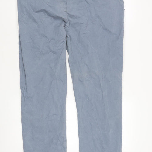 Marks and Spencer Blue Men's Trousers, Size 40 Regular