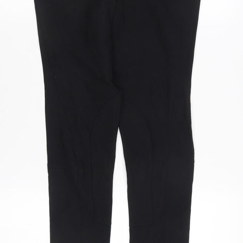 Caldene Reflex Women's Black Skinny Jodhpur Trousers, Size M