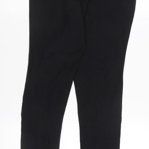Caldene Reflex Women's Black Skinny Jodhpur Trousers, Size M