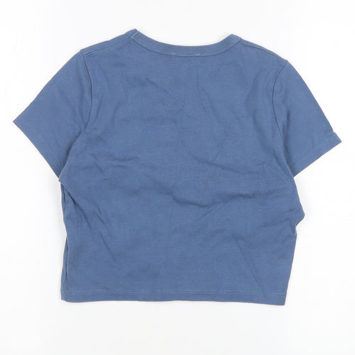 Panic Republic Unisex Kids Blue Graphic T-Shirt L