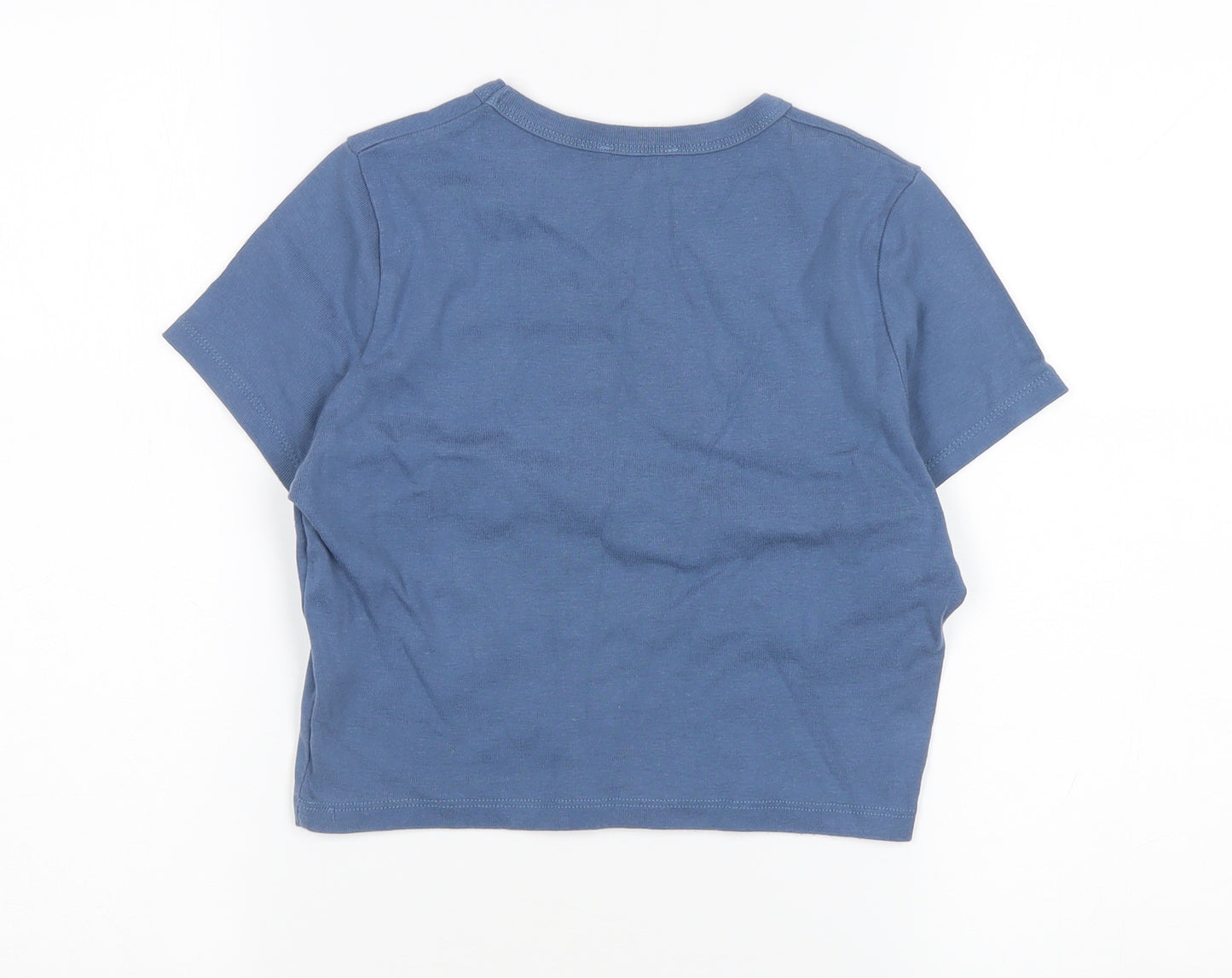 Panic Republic Unisex Kids Blue Graphic T-Shirt L