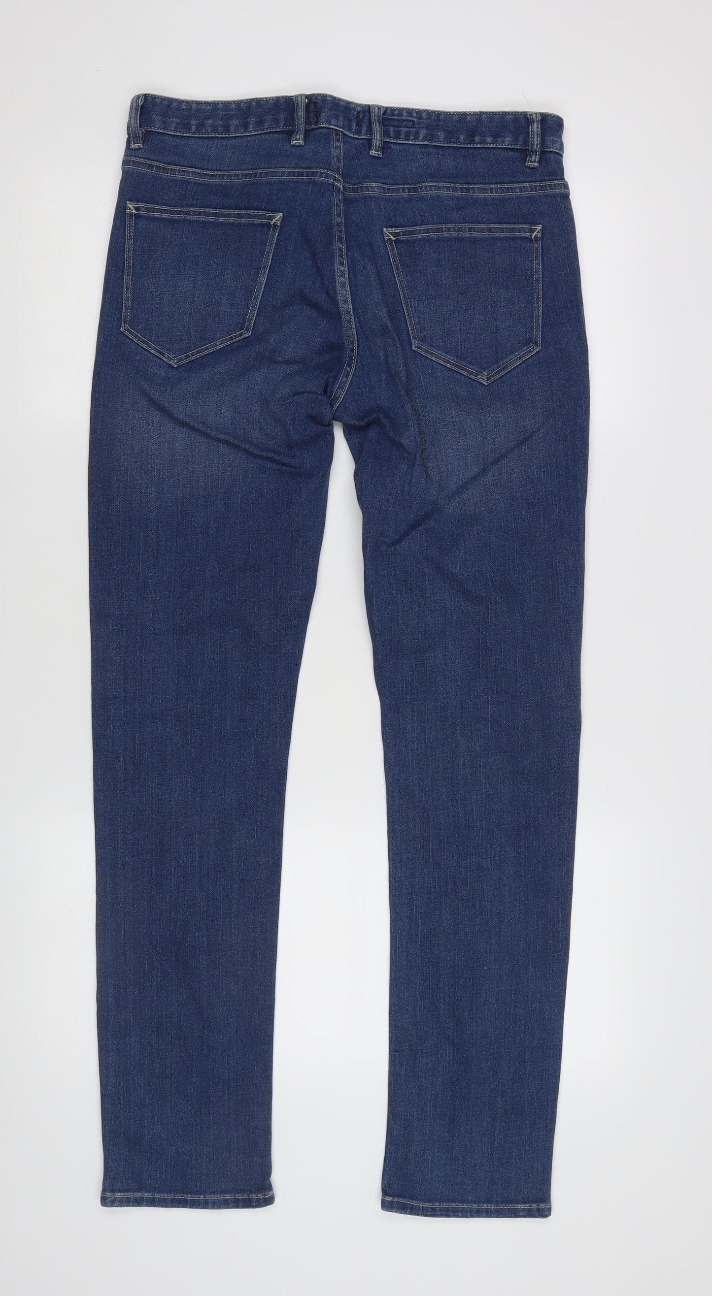 Topman Men's Blue Slim Fit Denim Jeans Size 32
