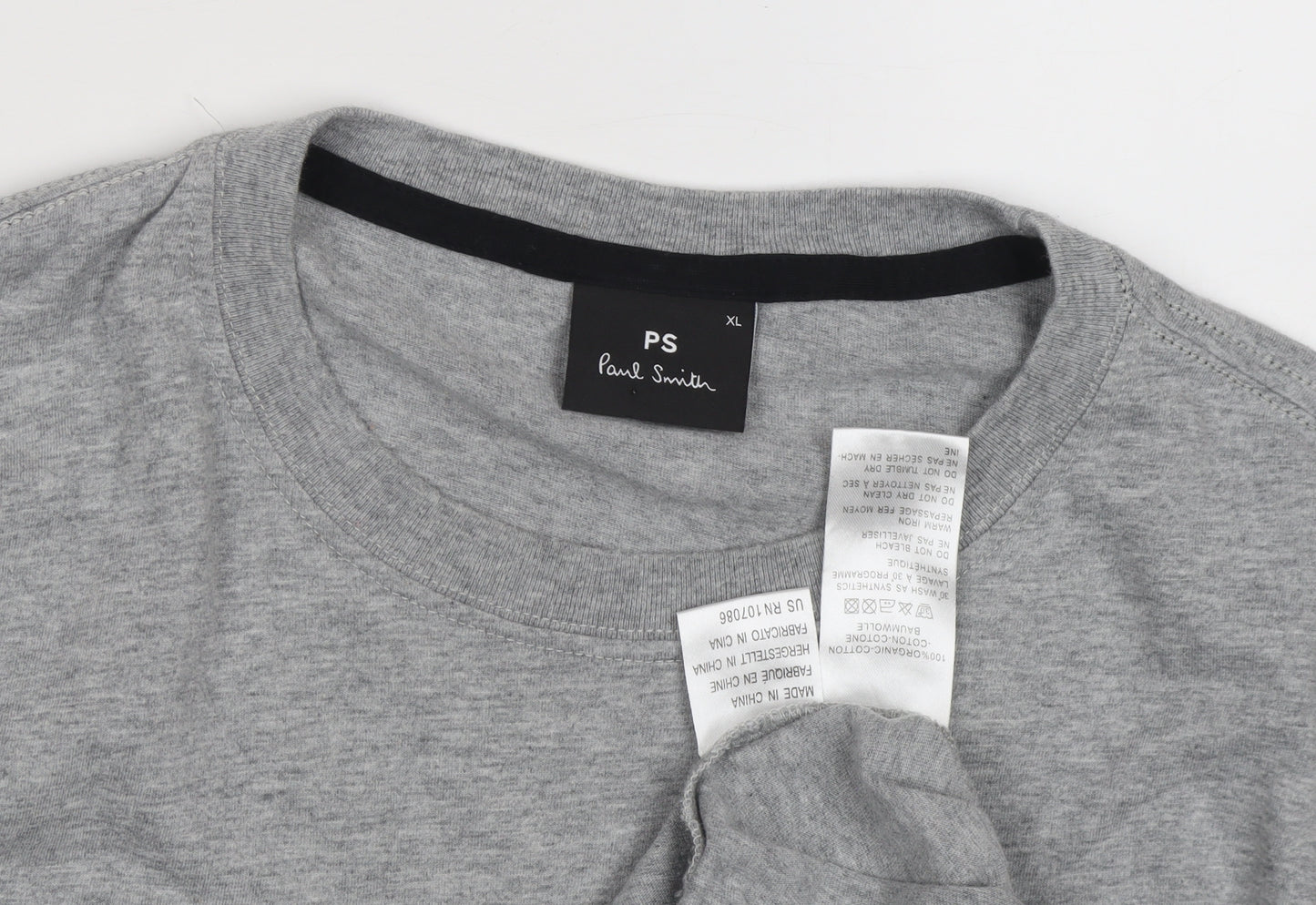 Paul Smith Men's Grey Long Sleeve T-Shirt XL