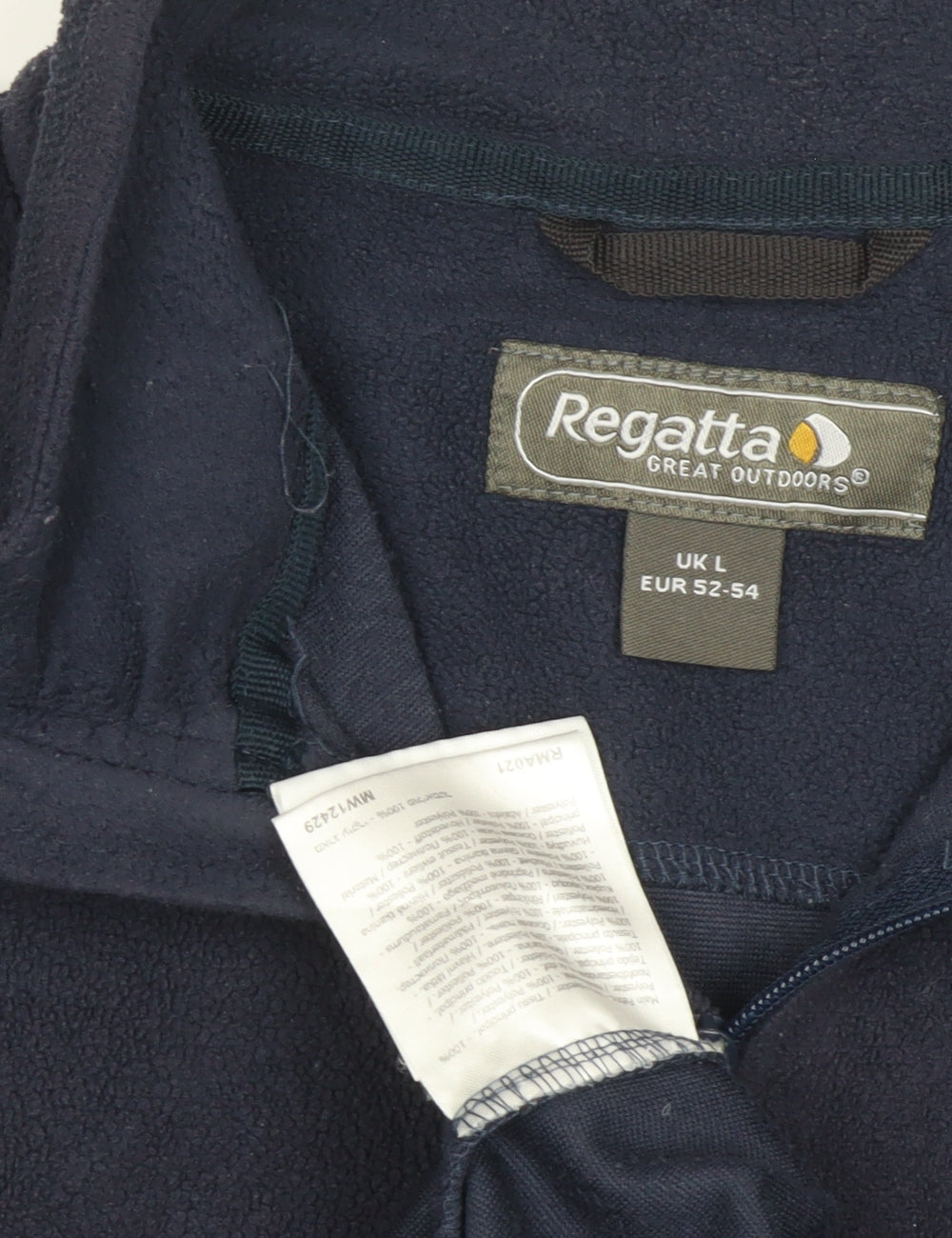 Regatta Men's Blue Pullover Fleece Sweatshirt L