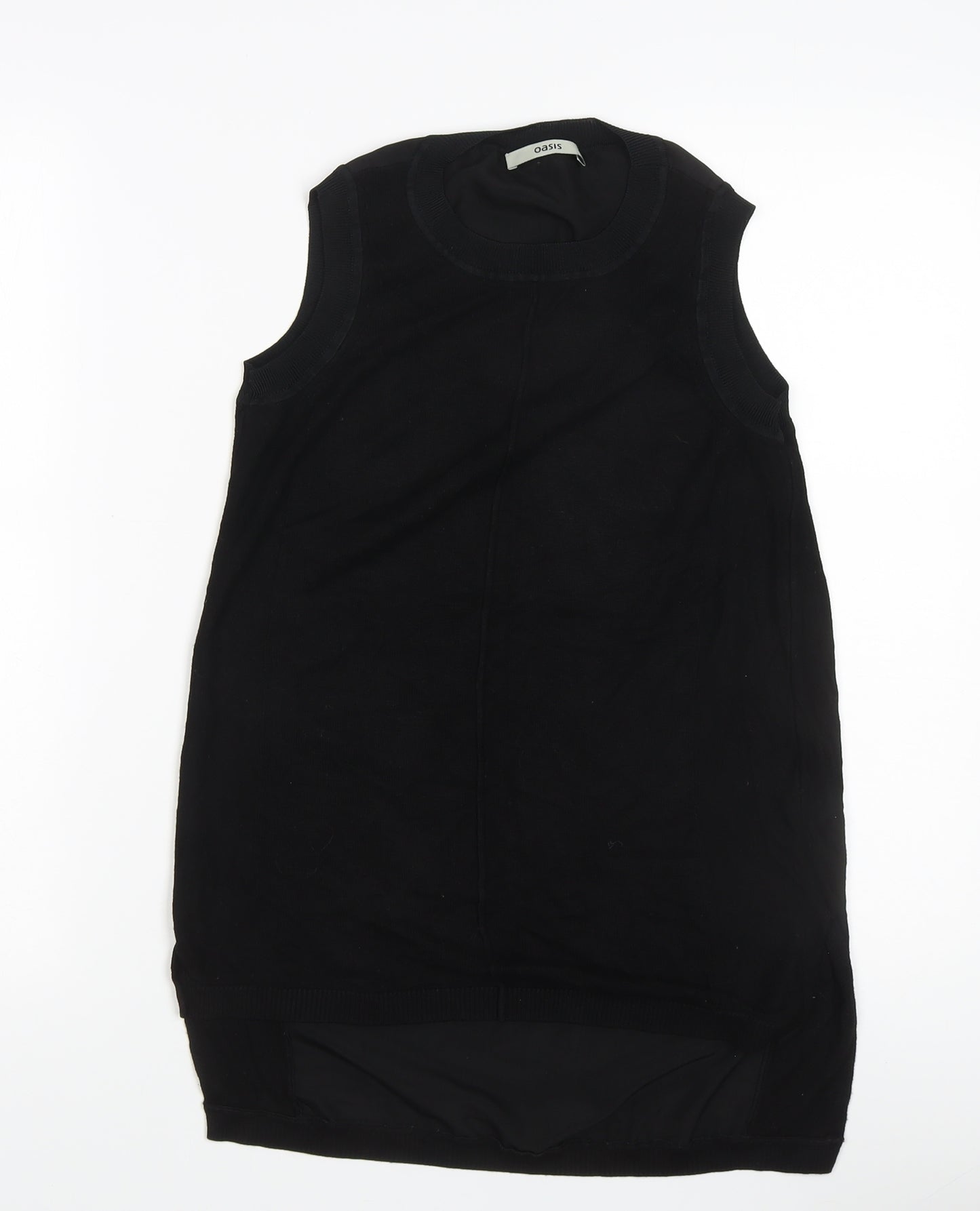 Oasis Women's Black Sleeveless Top Size S